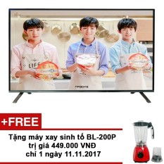 Smart TV ASANZO 55 inch 4K – Model AS55K8 + Tặng máy xay sinh tố BL-200P trị giá 449,000 VNĐ  từ 11-14/12/2017  