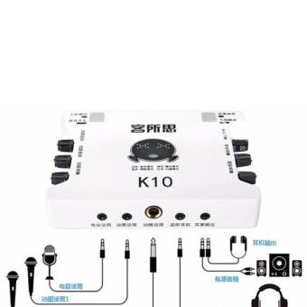Sound Card USB Cắm Ngoài Hát Online Máy Tính – XOX K10  