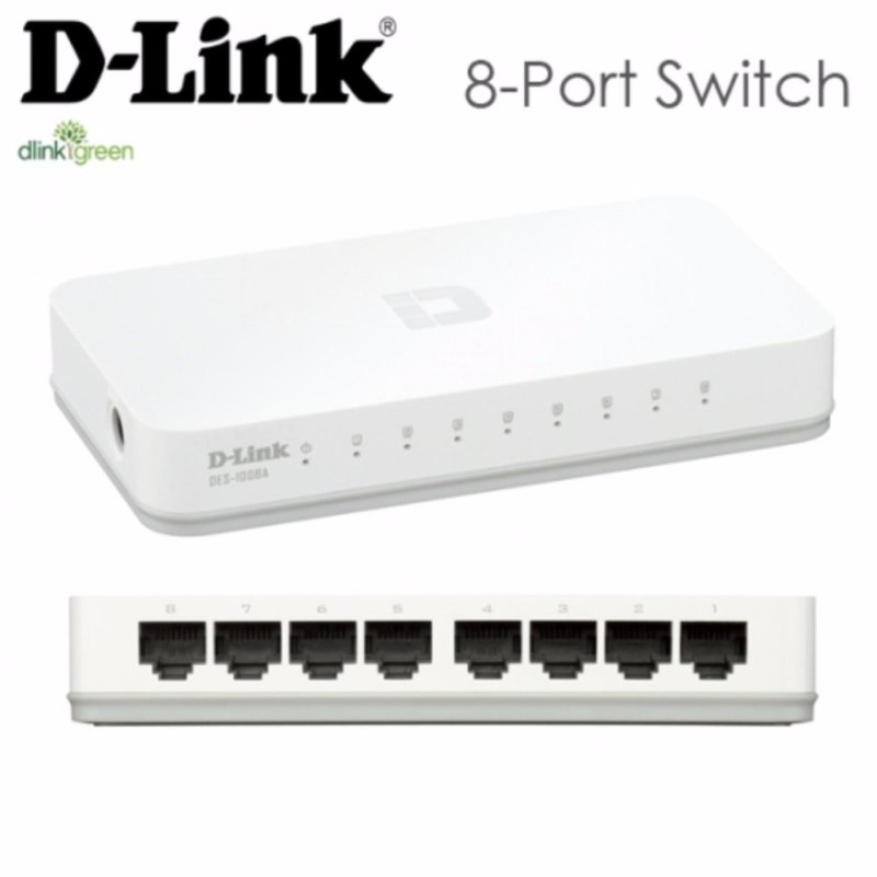 Bảng giá Switch D-Link 8 Port DES-1008A 10/100Mb Phong Vũ