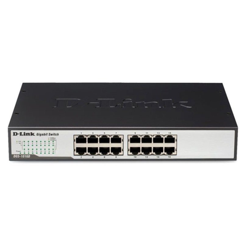 Bảng giá Switch DLink DGS-1016D Giga 16 Port 10/100/1000Mbps (Đen) Phong Vũ