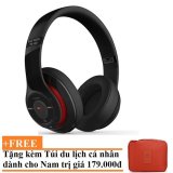 [HCM]Tai nghe bluetooth chụp tai TM010S (Đen)+Tặng Túi du lịch đựng đồ cá nhân Monopoly - chodeal24h (Nâu)