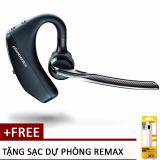 Tai nghe Bluetooth Plantronics Voyager 5200 + Tặng sạc dự phòng remax 2400mAh