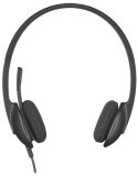 [HCM]Tai nghe chụp tai có dây kèm mic Logitech H340 (Đen) - Hãng phân phối chính thức