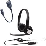 Tai nghe chụp tai có micro logitech h390 dúng cổng usb và tặng cáp otg - hãng phân phối chính thứ