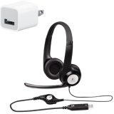 Tai nghe chụp tai có micro Logitech H390 và Tặng Cốc sạc - Hãng Phân phối chính thức