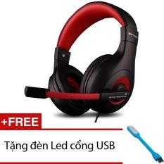 Tai nghe chụp tai ovann x4 kèm micro + tặng 1 đèn led cổng usb
