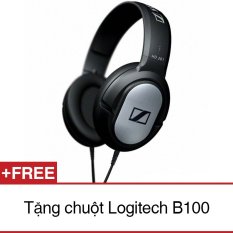 Tai nghe chụp tai Sennheiser HD 201 + Tặng 1 chuột Logitech B100 - Hãng phân phối chính thức