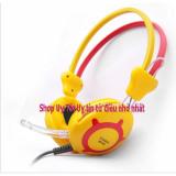 Tai nghe chụp tai Trâu vàng SM-849 kèm Mic (Vàng)