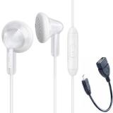 Tai nghe nhét tai có mic philips she3015 và tặng cáp otg