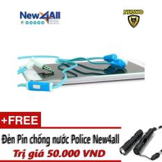 Tai nghe nhét tai earphone NUBWO NS100 Super Bass + Tặng đèn pin mini New4all chống nước