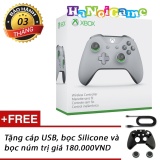 Tay cầm chơi game Xbox One S Gray/Green