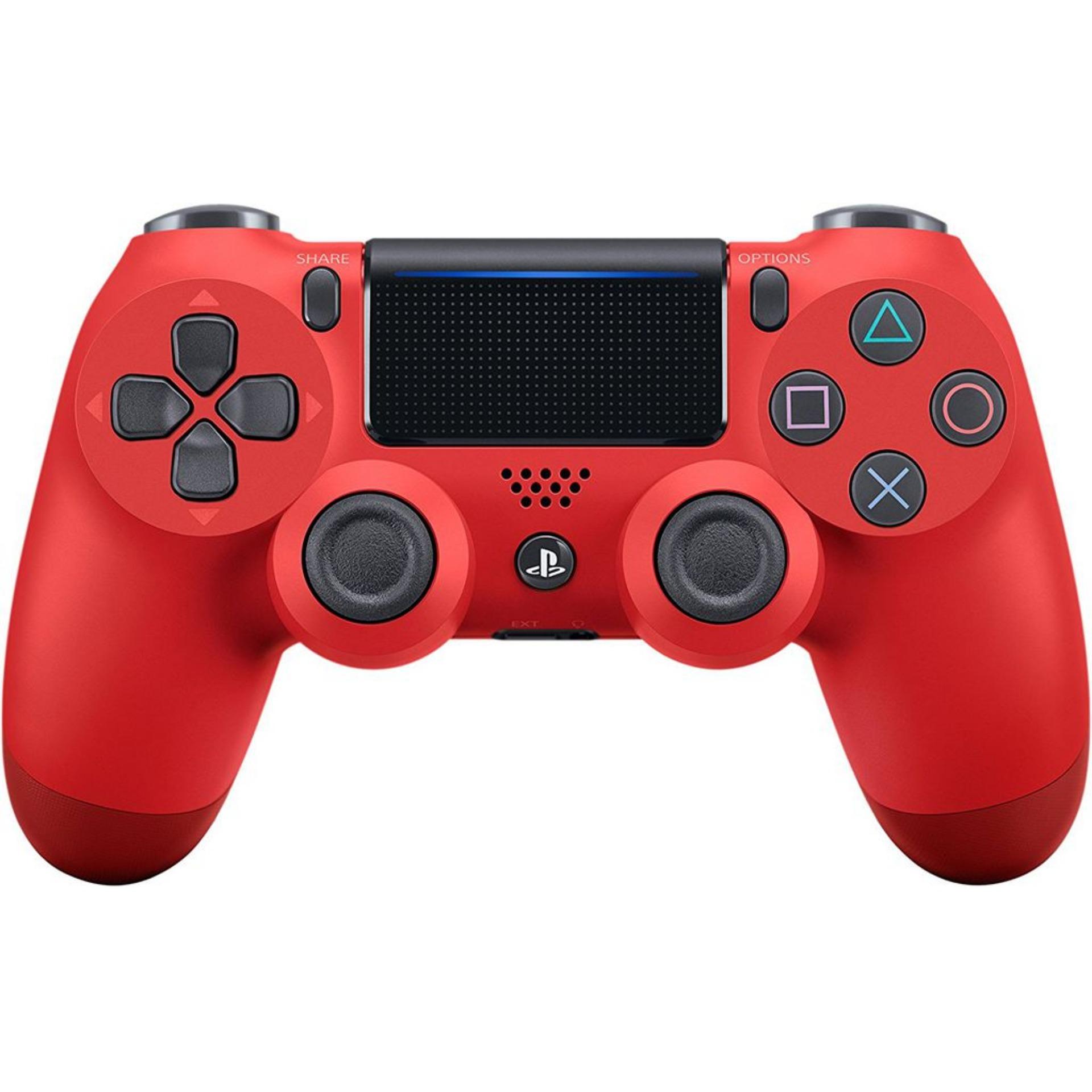 Tay cầm chơi game PS4 không dây Bluetooth ZCT2G 11 Đỏ - Hàng Chính Hãng Sony Việt Nam Bảo Hành 12 Tháng