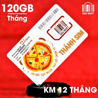 THÁNH SIM 3G Vietnamobile Free 120GB/Tháng  