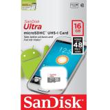 Thẻ nhớ điện thoại SanDisk MicroSDHC Ultra II Class 10 48m/s 16GB