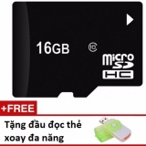 Thẻ nhớ Micro SD 16G tặng 01 đầu đọc thẻ xoay đa năng