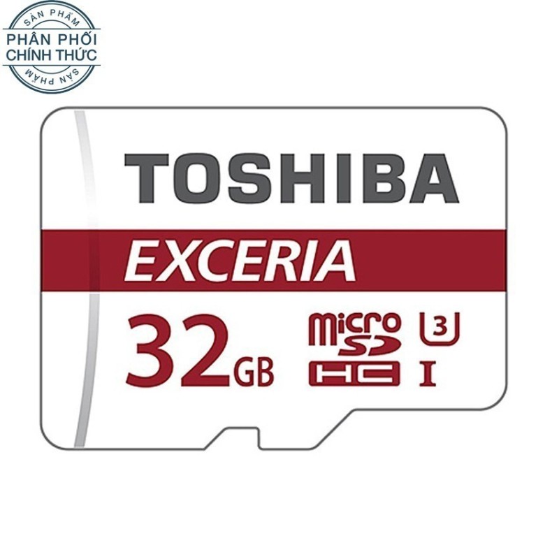 Thẻ nhớ MicroSDHC Toshiba Exceria 90MB/s M302-EA U3 32GB - Hãng phân phối chính thức