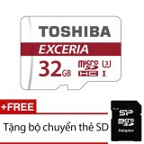 Thẻ nhớ toshiba exceria microsd class 10 uhs-1 32gb + tặng 1 sd adapter