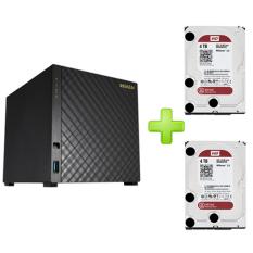 Ở đâu bán Thiết bị lưu trữ NAS Asustor AS1004T & 2 Ổ cứng Western WD40EFRX 4TB  