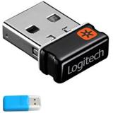 Thiết bị nhận tín hiệu đa năng USB Unifying receiver và và tặng Đầu đọc thẻ nhớ - Hãng phân phối chính thức