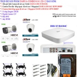 Trọn bộ 1 đầu ghi hình 4 kênh chuẩn hd dahua dhi-xvr4104c + 2 camera dahua dh-hac-hfw1000rp + 2 camera dahua dh-hac-hdw1000rp+1 ổ cứng seagate 320gb+4 nguồn 12v+8 rắc bnc+1 dây hdmi