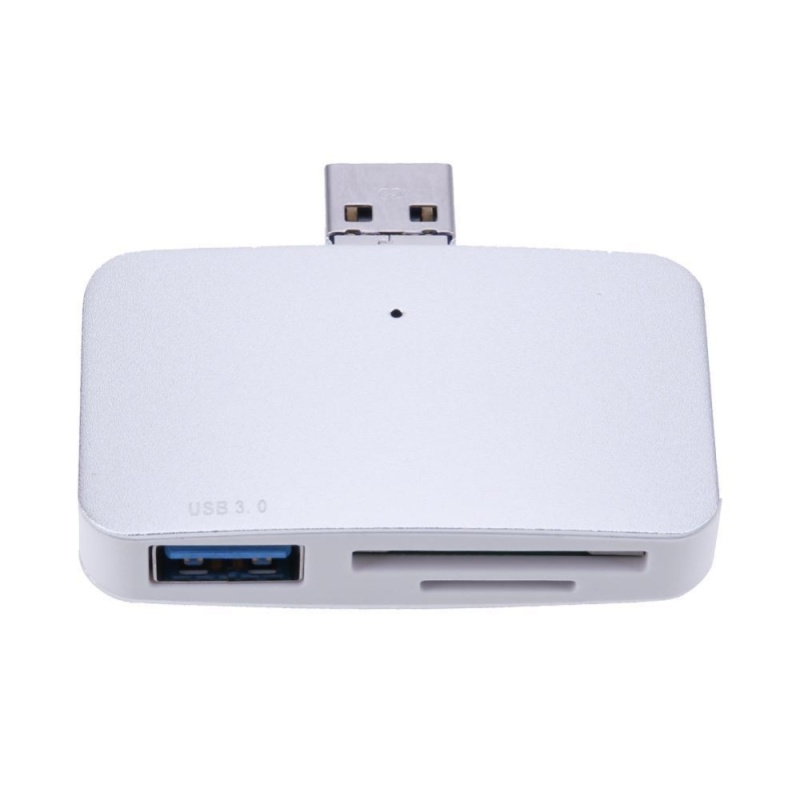 Bảng giá USB 3.0 HUB with SD/TF OTG Card Reader for PC Phone Laptop(Silver) - intl Phong Vũ