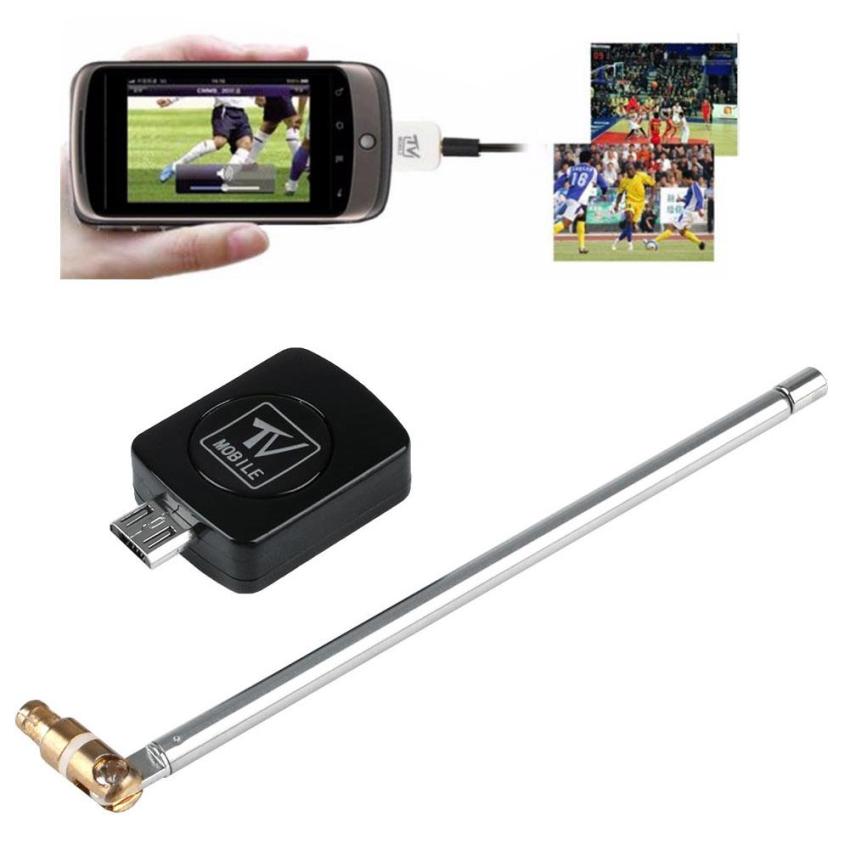 USB DVB-T Digital TV Tuner Receiver For Android Smartphone Tablet PC HDTV Black