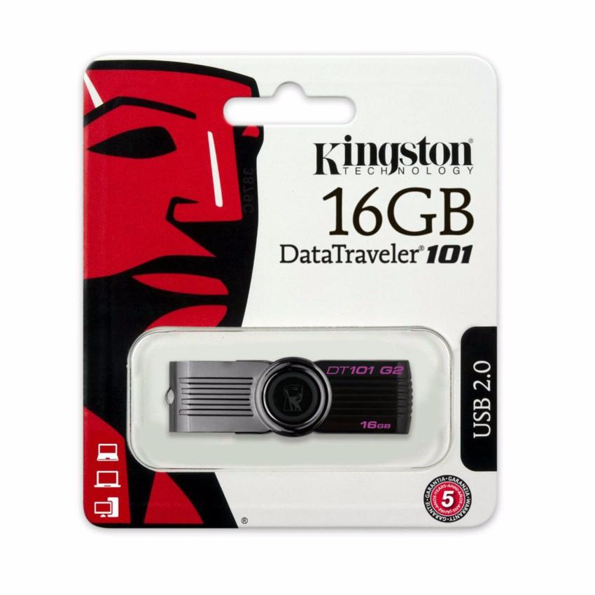 Hình ảnh USB Flash Drive 16GB Kingston DT101G2 (Đen)