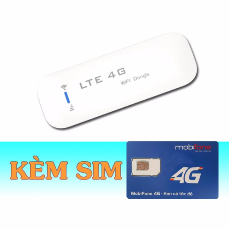 Bảng giá Usb Phát Wifi 4g Lte Dongle Kết Nối 10 Thiết Bị Cùng Lúc + Sim 4g Mobifone Trọn Gói 1 Năm Phong Vũ