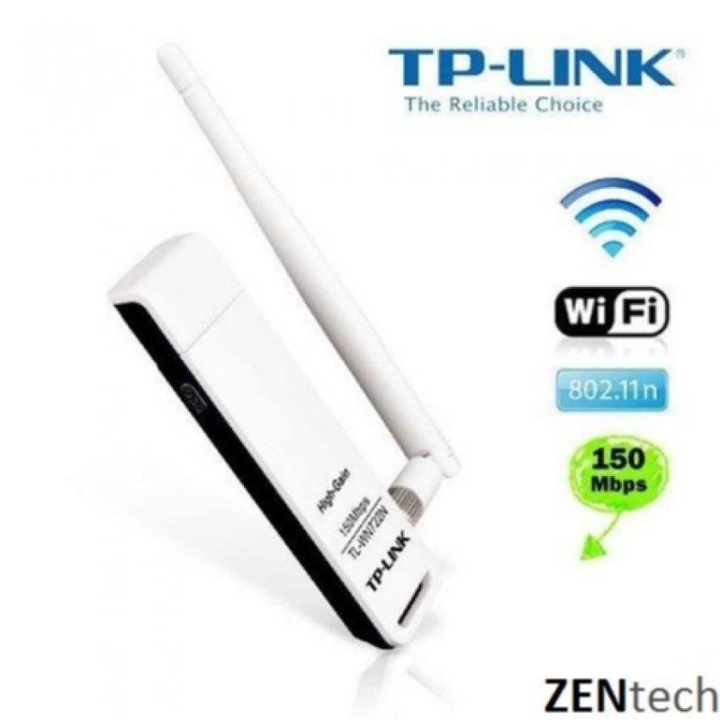 Nơi bán USB thu sóng wifi có An Ten TP-Link WN722N 150Mbps (Trắng)