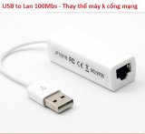 USB To LAN 100Mbs cáp chuyển USB sang LAN (trắng)