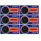 Vỉ 6 viên cr2032 sony 3v