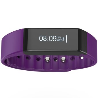 Vidonn X6S Cheetah Design Smart Watch Bluetooth Wristband (Purple)- intl