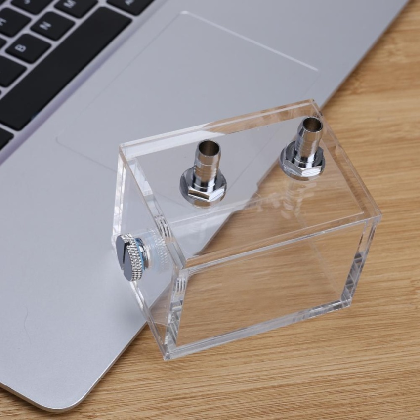 Water Tank for PC Water Cooling System with 2pcs Tube Connecters 1pc Block - intl