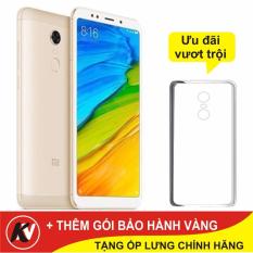 Nơi Bán Xiaomi Redmi 5 Plus 64GB Ram 4GB Kim Nhung (Vàng) – Hàng nhập khẩu + ốp lưng silicon + Gói bảo hành vàng  