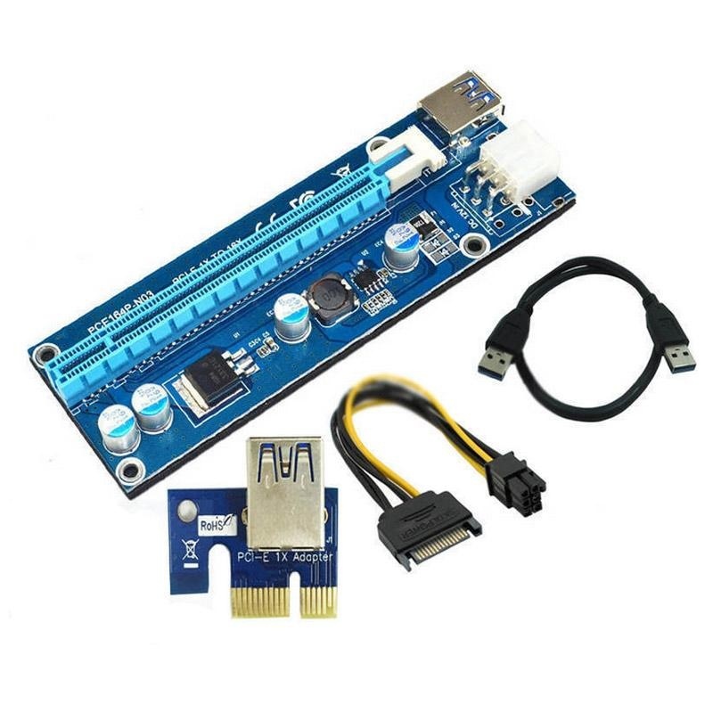 Bảng giá YBC USB3.0 PCI-E Express 1x to 16x Extender Riser Card Adapter SATA
6Pin Power Cable - intl Phong Vũ