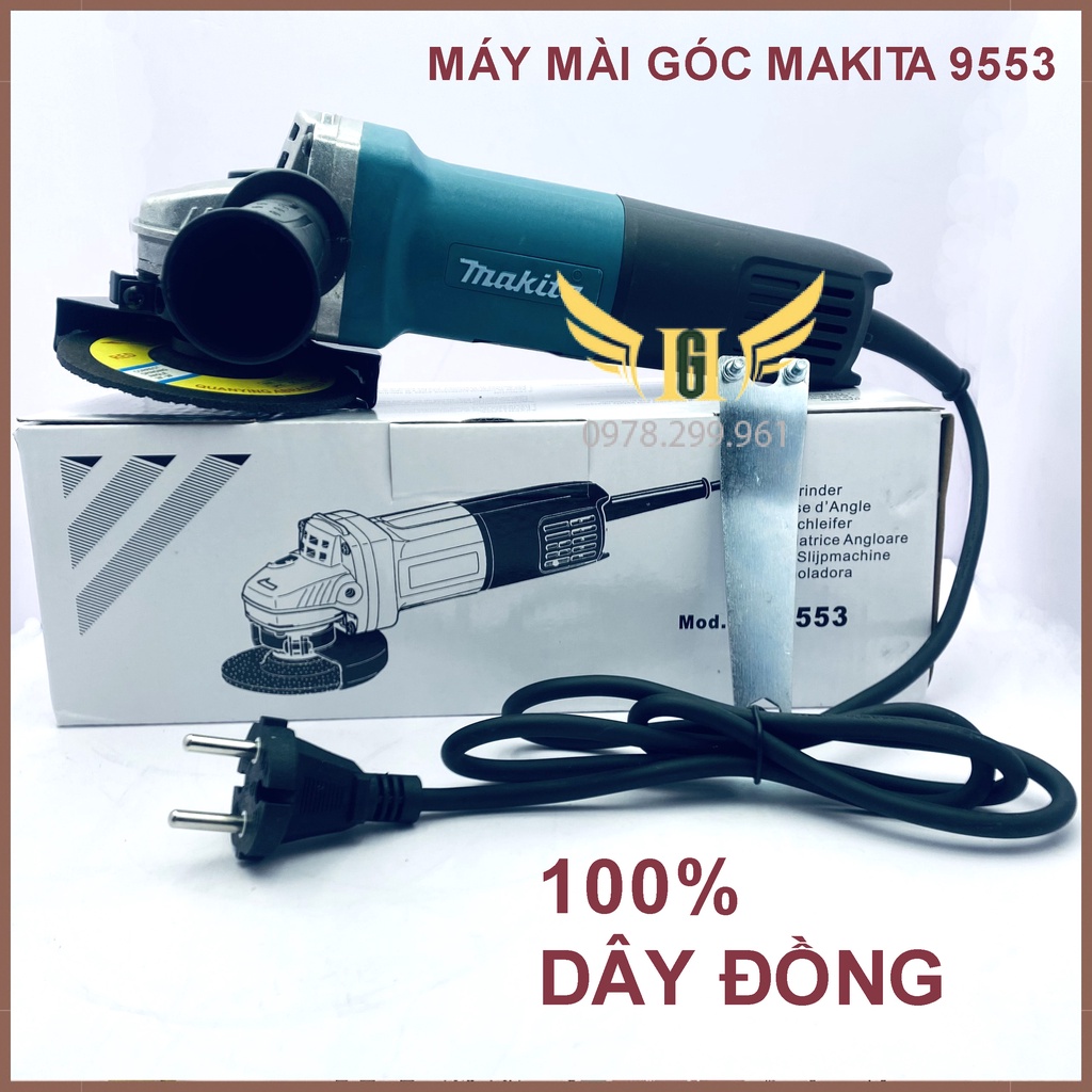 Máy mài, máy cắt cầm tay ma.kita 9553b