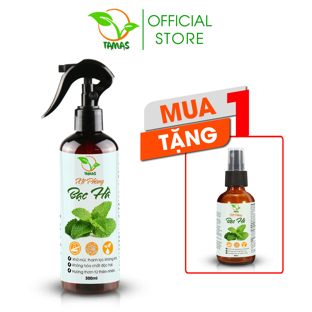 Xịt phòng bạc hà TAMAS 300ml, đuổi côn trùng như gián, chuột, hương thơm tươi mát sảng khoái.