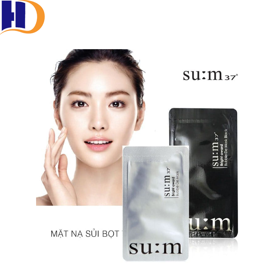 Mặt nạ sủi bọt thải độc da trắng da su:m37 hàn quốc