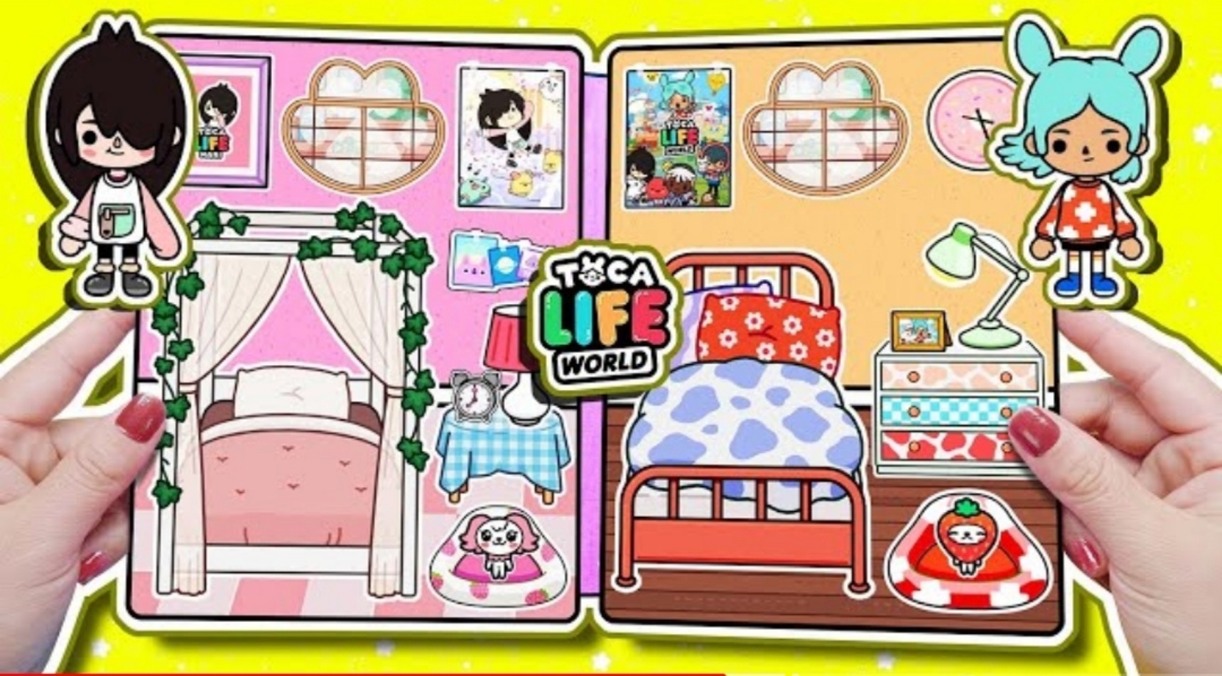 CandyHome Paper -Ngôi nhà búp bê giấy -Nari vs Rita