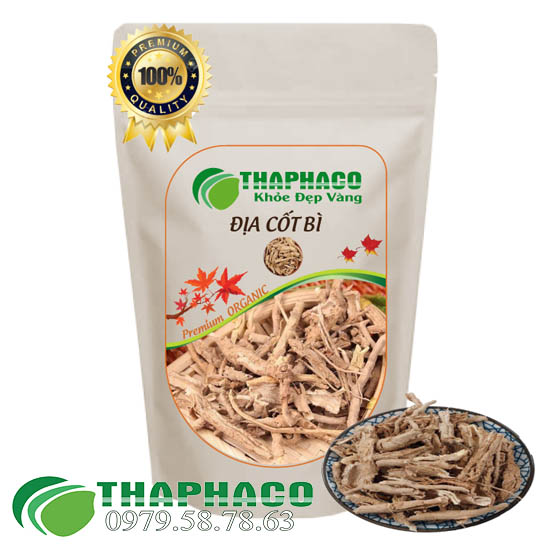 Địa cốt bì sấy khô nguyên chất - túi zip 100gram - hỗ trợ chữa sốt nóng