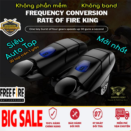 COMBO 2 NÚT BẤM AUTO TAP CHƠI GAME PUBG FX3 - BỘ ĐIỀU KHIỂN CHƠI GAME 30TAP/GIÂY - NÚT BẮN GAME PUBG - COD - ROS - FREEFIRE