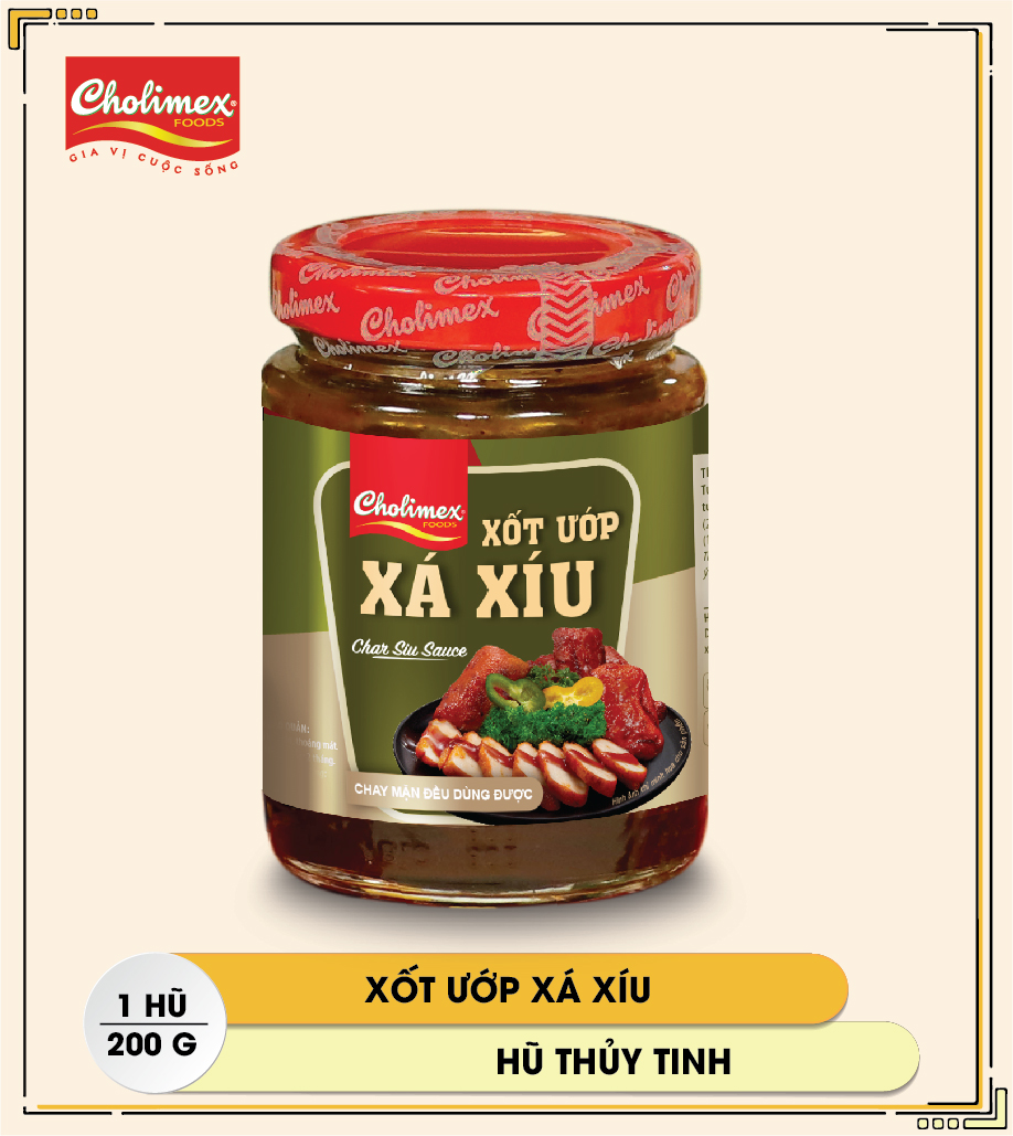 Xốt ướp xá xíu thuỷ tinh 200g