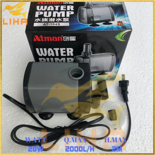 Máy bơm nước atman at-104s - máy lọc nước cho hồ cá cảnh