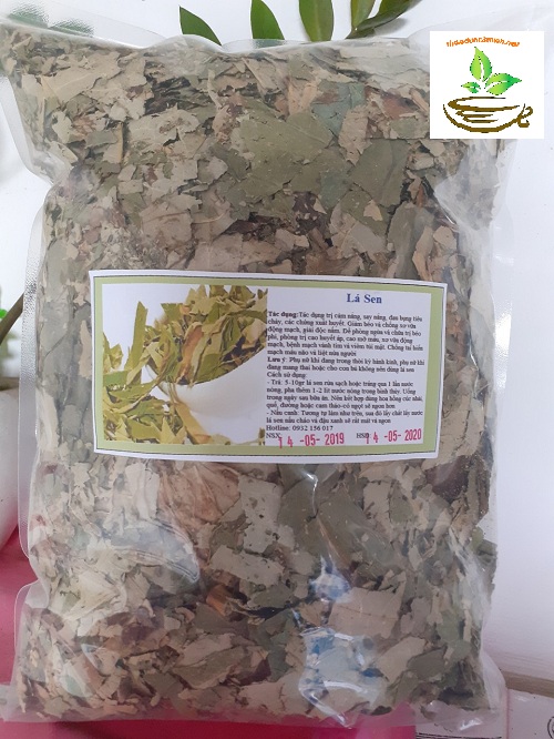 Lá sen khô 1kg