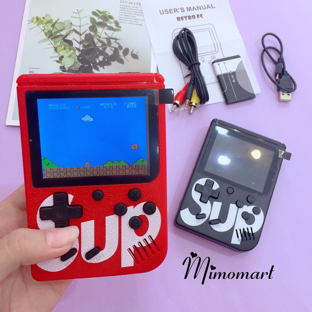 Máy chơi Game 4 nút cầm tay 400 trò Máy chơi game SUP 400 game Máy chơi game cầm tay G1 plus
