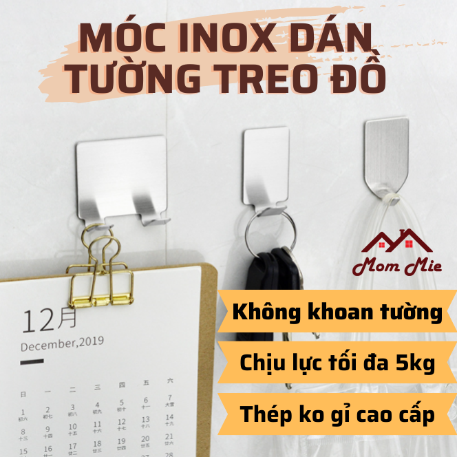 MỘT Móc inox dán tường treo đồ - Q009