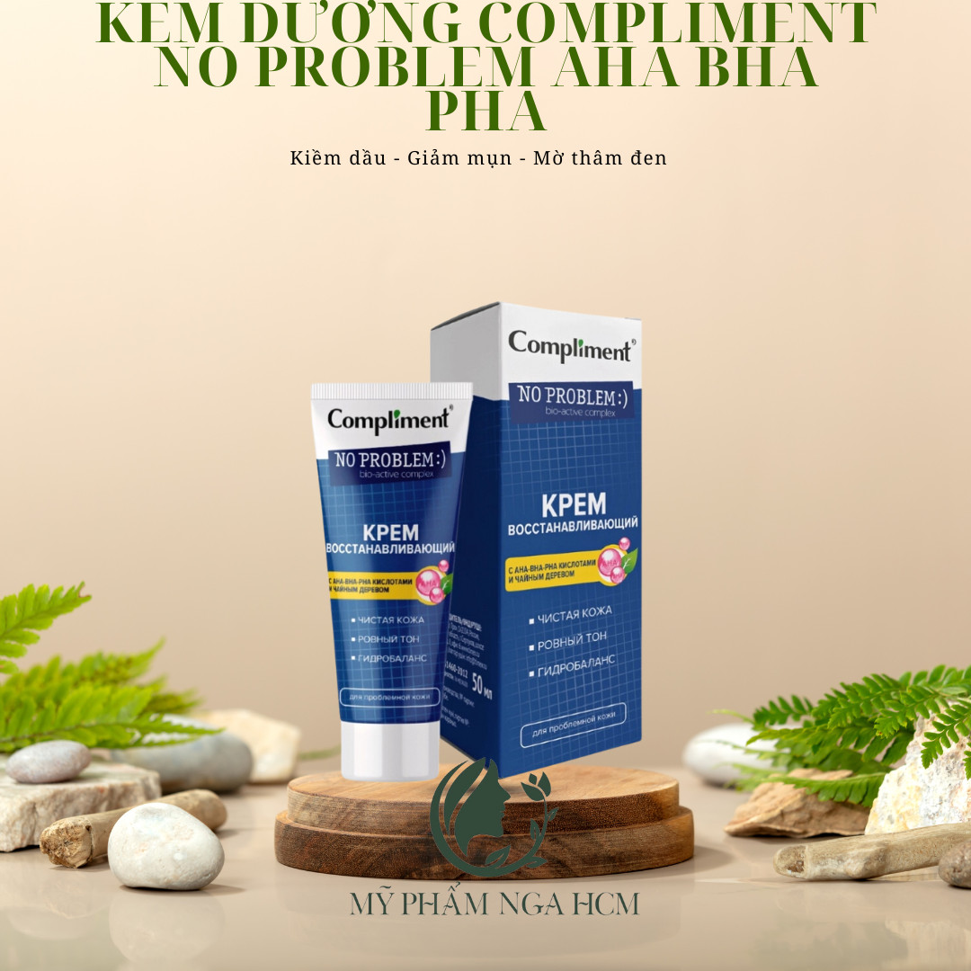 Kem dưỡng Compliment No Problem cho da mụn