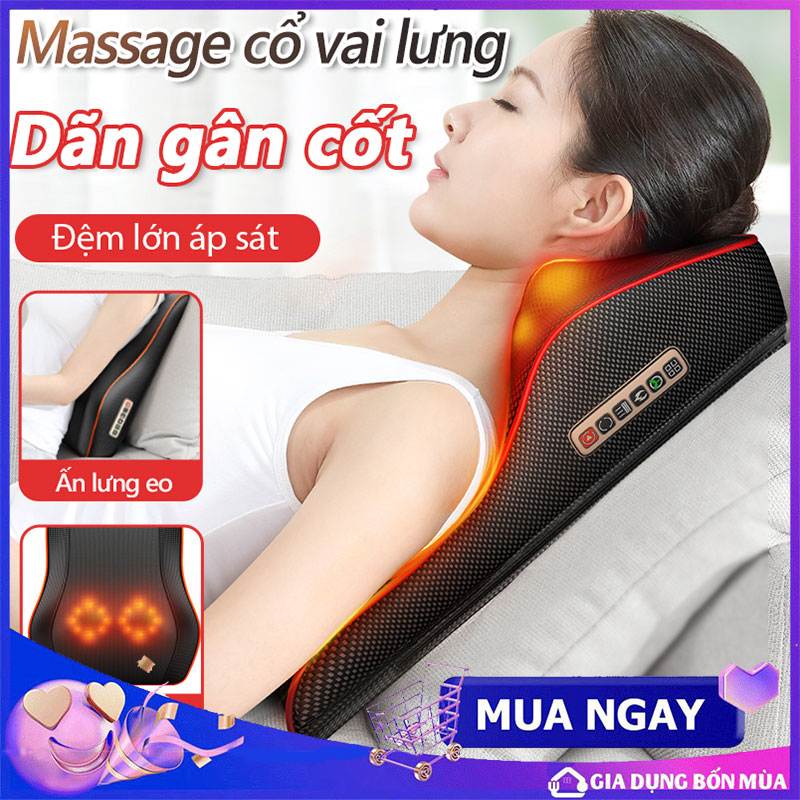 Gối massage vai gáy toàn thân đa năng cao cấp，Máy massage vai gáy Osaka , gối mát xa vai gáy toàn thân đa năng Thiết bị massage lưng