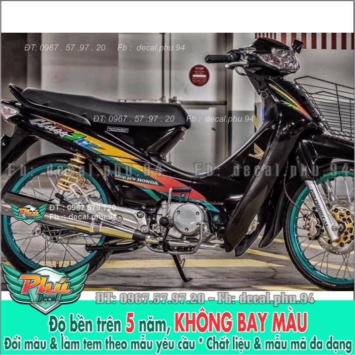 Tem rời Wave nhỏ đen