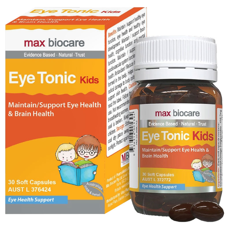 Eye Tonic Kids, hỗ trợ cải thiện thị lực, hỗ trợ giảm triệu chứng khô mắt